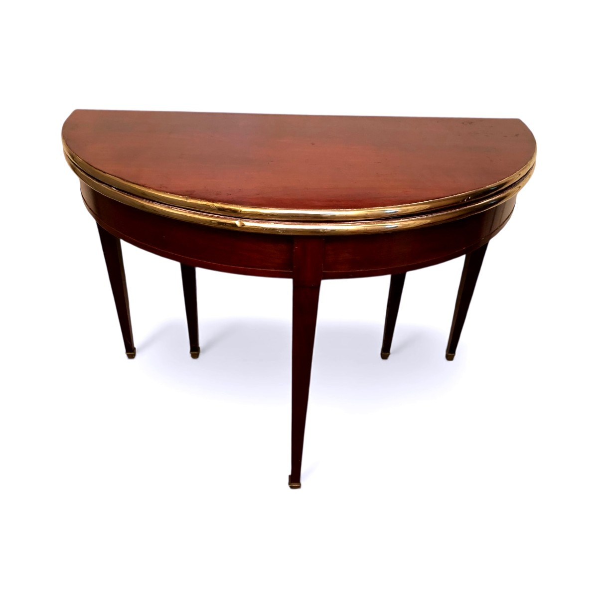 19th Century Mahogany Half-moon Table