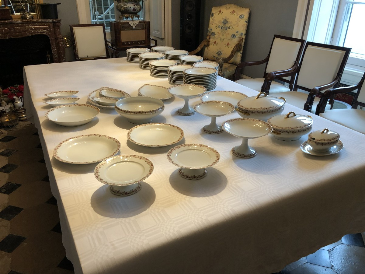 Service porcelaine de limoges 112 pièces-photo-2