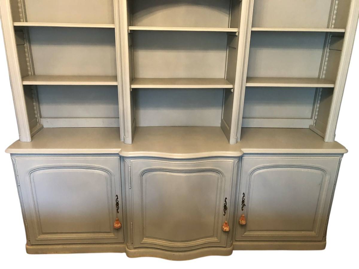 Antique Painted Louis XV Dresser-photo-3