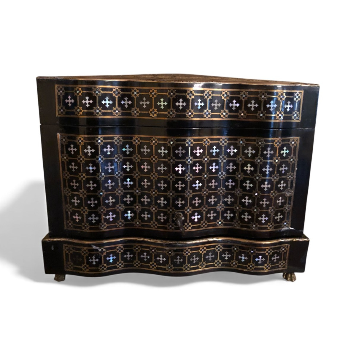 Cave à liqueur Napoleon 3 complète-photo-2