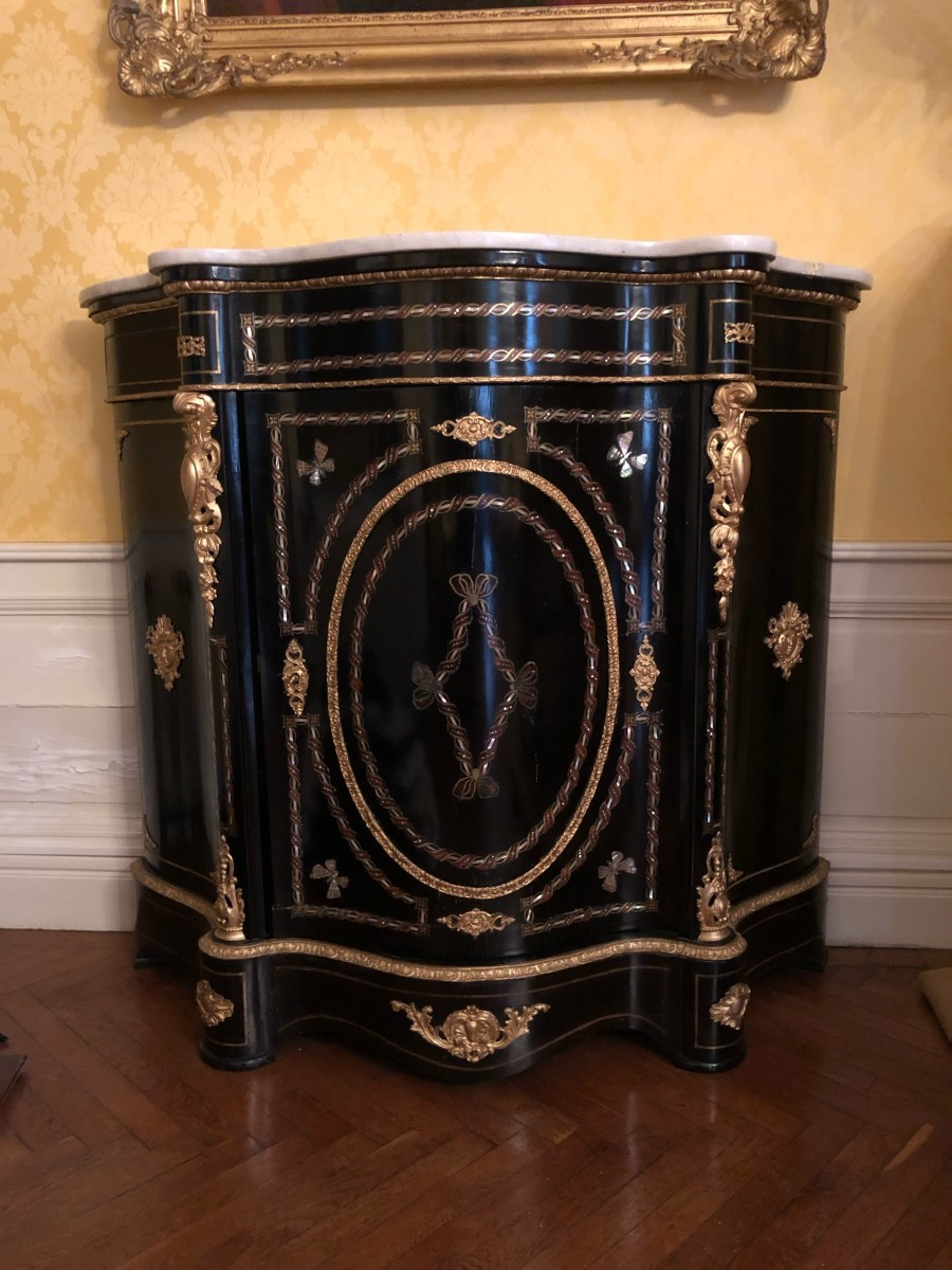 Napoleon III Curved Sideboard-photo-4