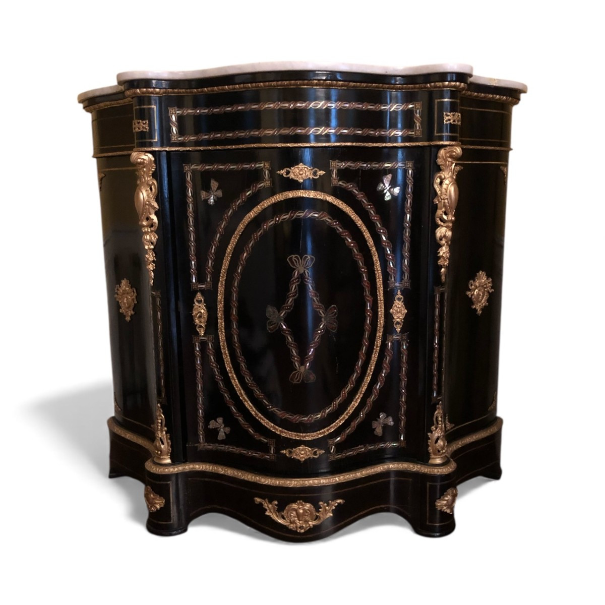 Napoleon III Curved Sideboard
