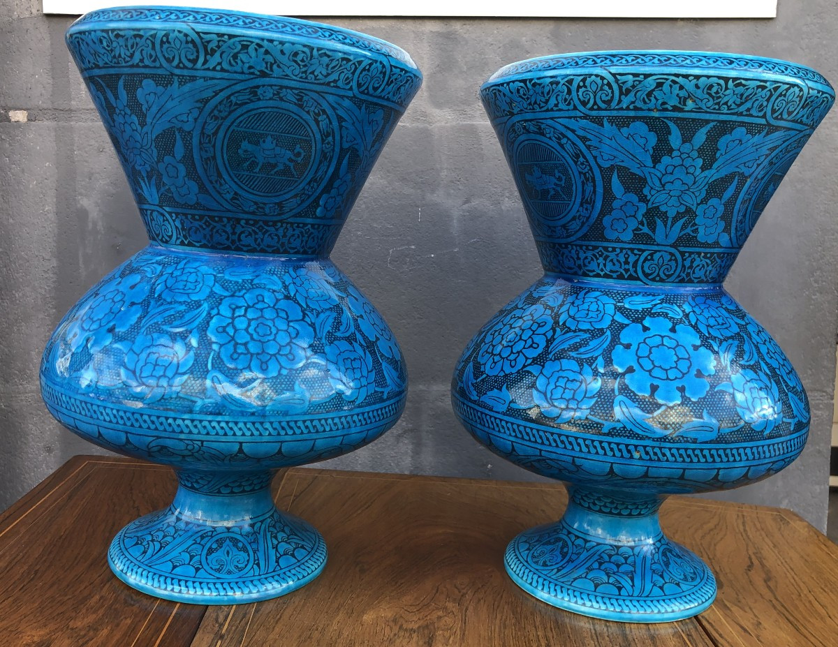 Theodore Deck Pair Of Mosque Lamps-photo-5