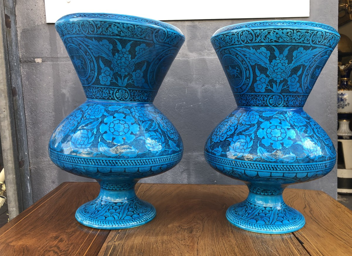 Theodore Deck Pair Of Mosque Lamps