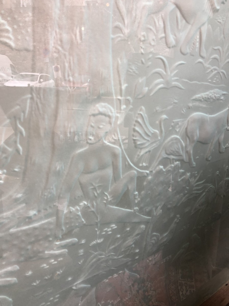 Glass Panel Art Deco 1930 -photo-7