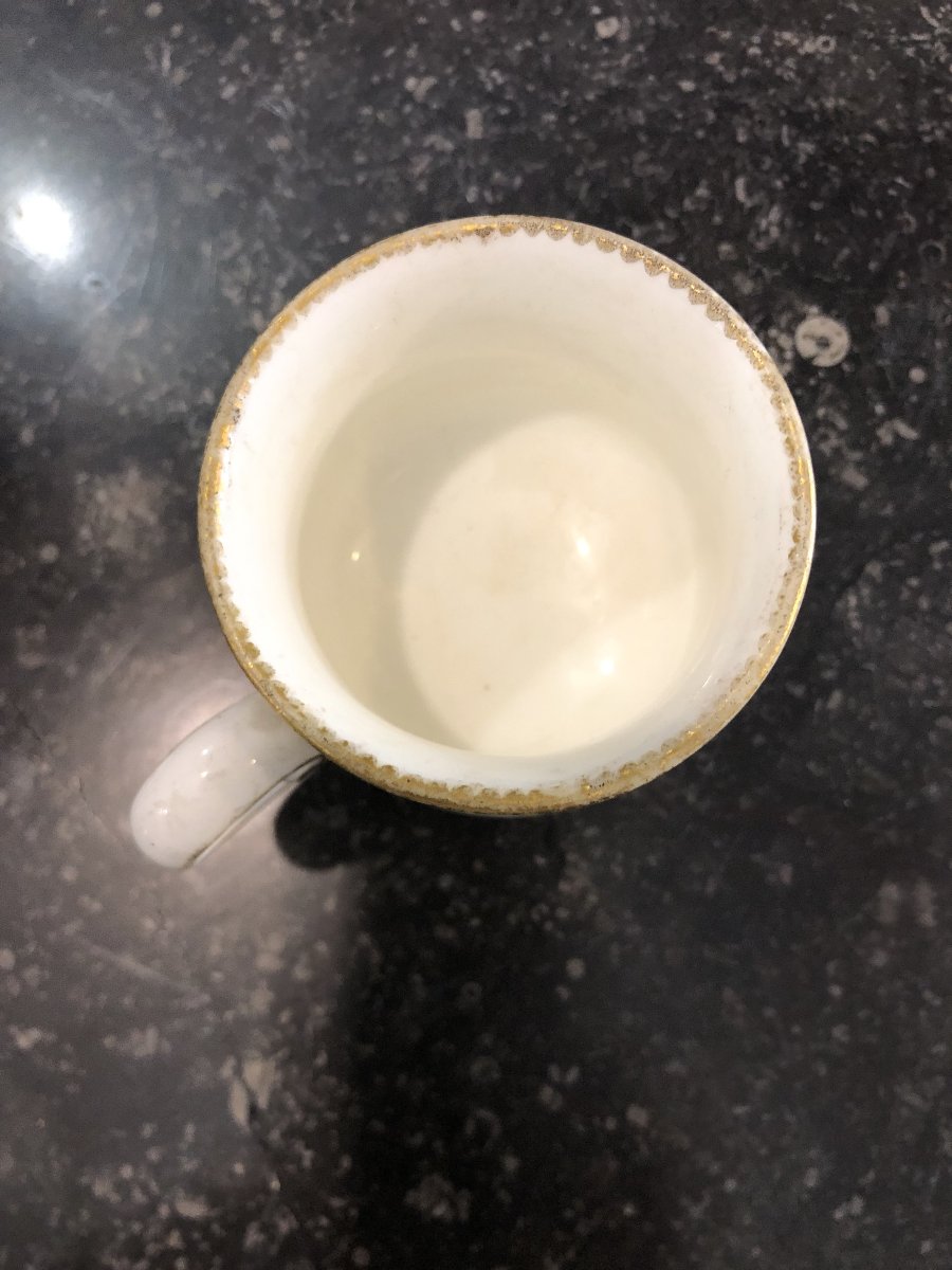 Late 18th-century Sèvres Porcelain Juice Pitcher (slight Crack)-photo-1