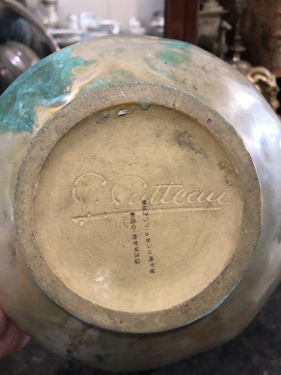 Vase art nouveau Charles Catteau pour Remberviller-photo-2