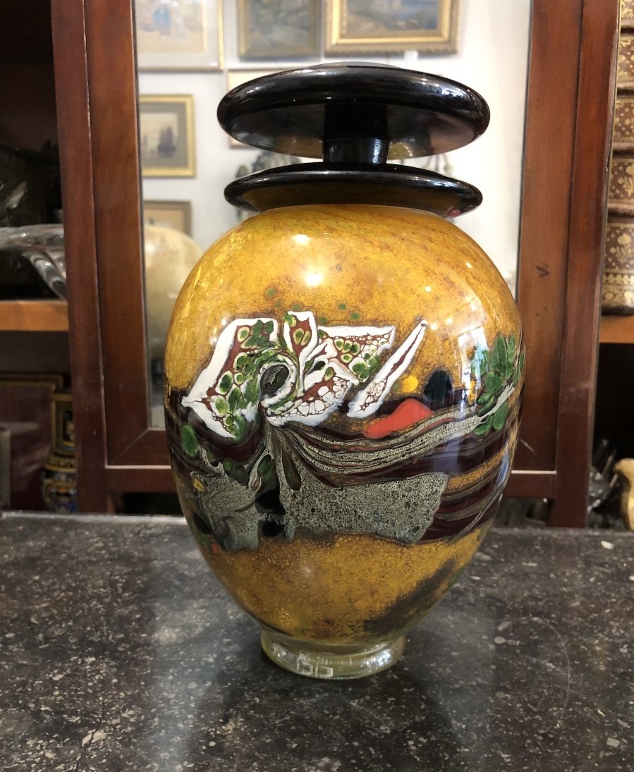 Important Robert Pierini Bottle, Signed And Dated 1989, No. 1/1-photo-1
