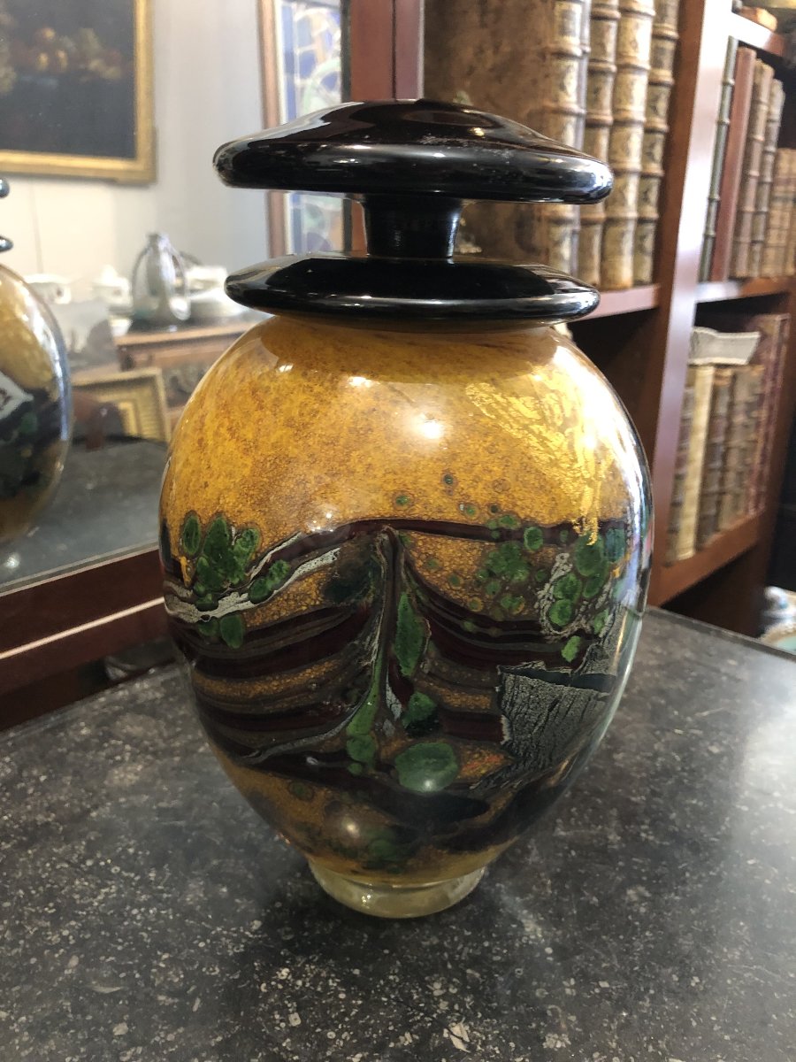 Important Robert Pierini Bottle, Signed And Dated 1989, No. 1/1-photo-2