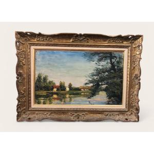 Elisée Maclet Les Bords De La Marne 1907