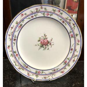 Late 18th-century Sèvres Plate With A Rose Design