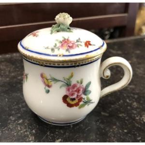 Late 18th-century Sèvres Porcelain Juice Pitcher (slight Crack)