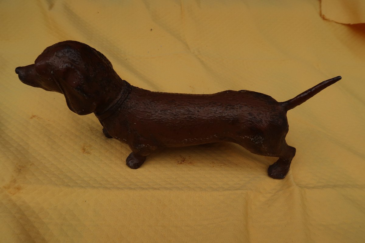 Chien En Fonte Fin XIX