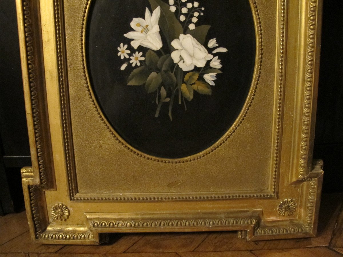 Plaque En Marqueterie De Marbres-photo-3