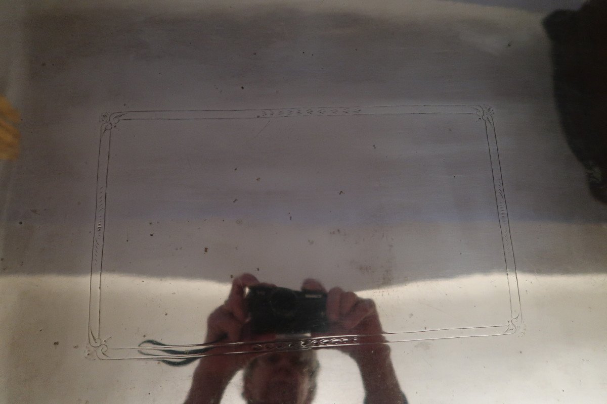 Silver Metal Tray-photo-4