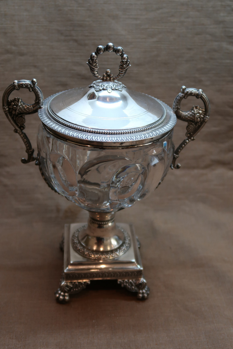 Crystal Candy Dish From The Restoration Period
