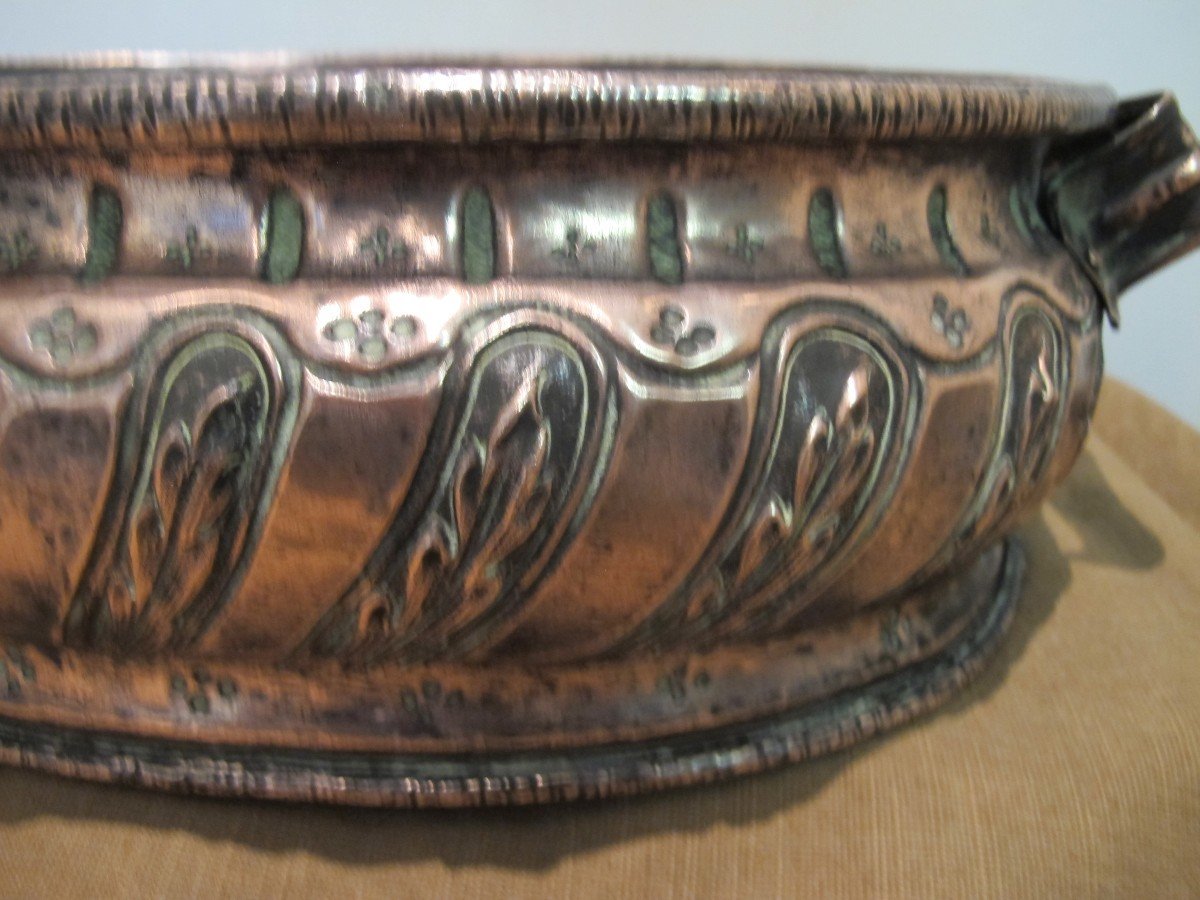 18th Century Pink Copper Basin-photo-3
