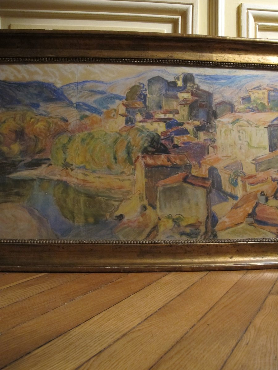 Landscape By Henri Brugnot-photo-3