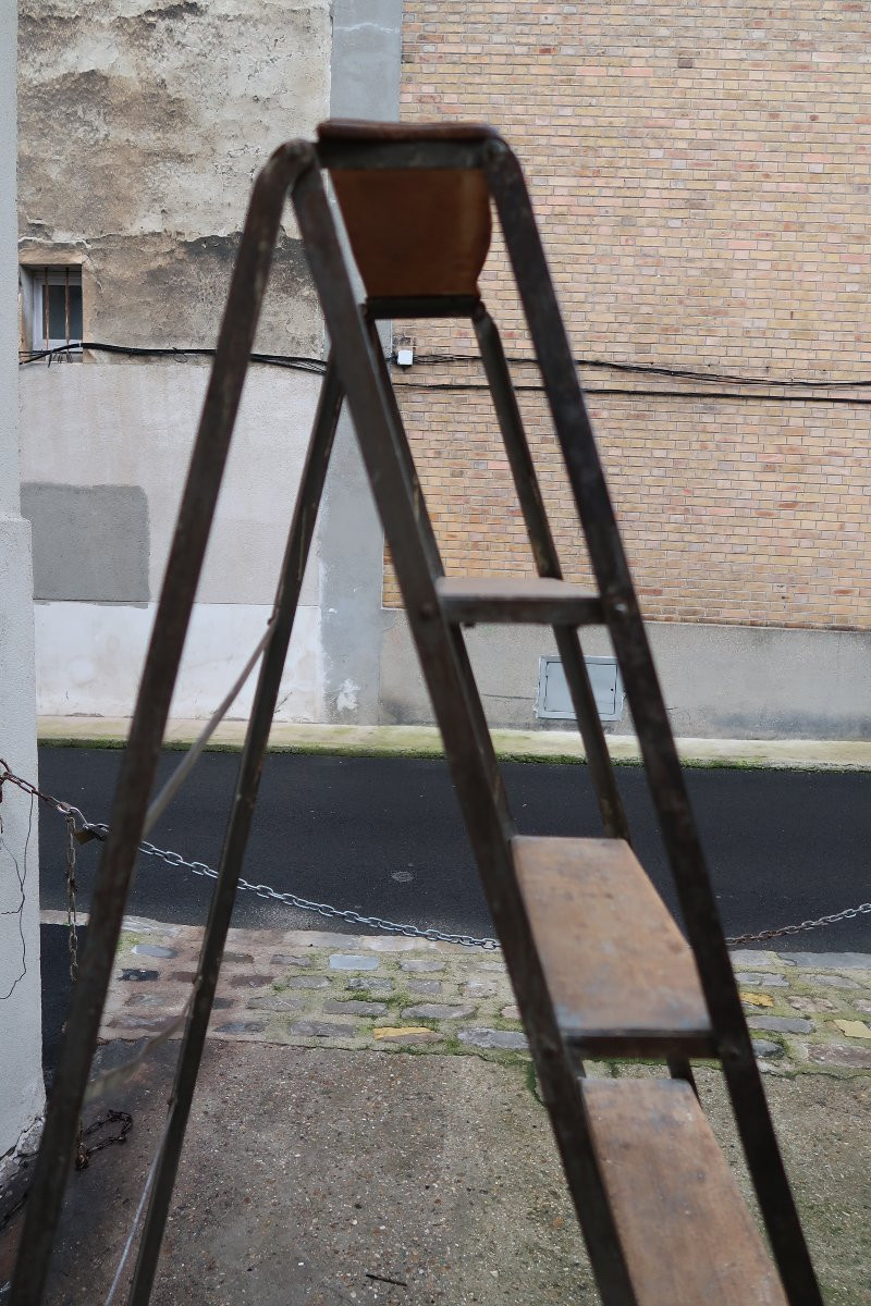Late 19th Century Stepladder -photo-4