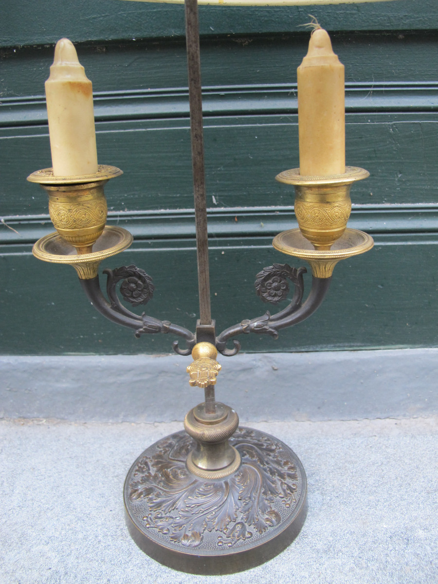 Lampe Bouillotte  Epoque Restauration
