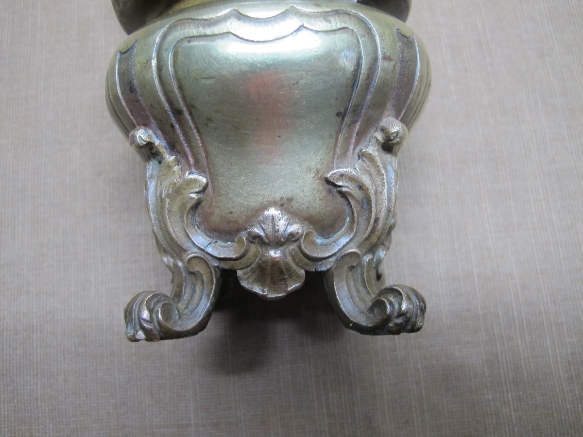 Bronze Inkwell From The Late 19th Century-photo-6