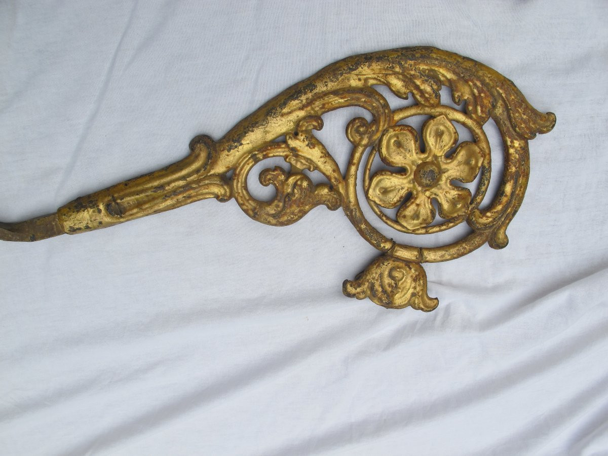 Paire de porte-lanternes  Epoque Restauration-photo-3
