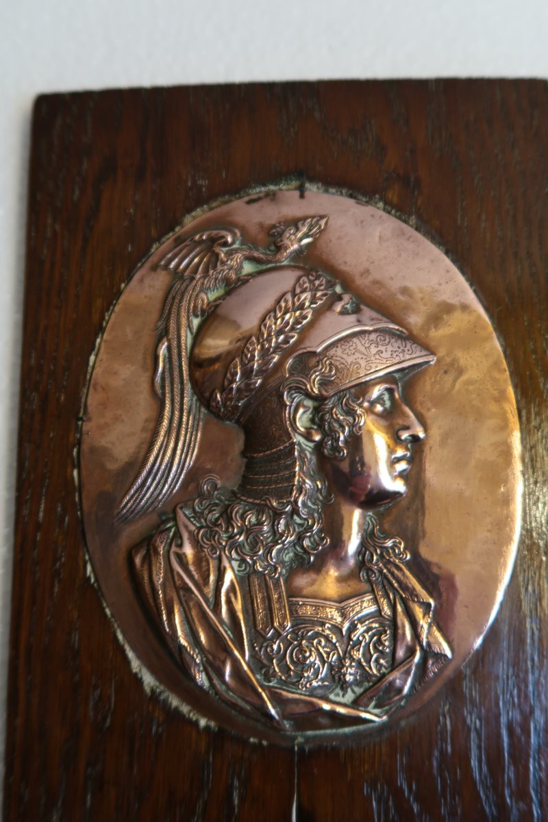 Paire de profils de Mars et Minerve  XIX-photo-3