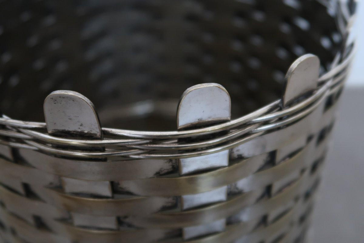 XX Woven Metal Planter-photo-5