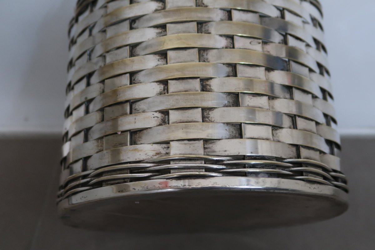 XX Woven Metal Planter-photo-7