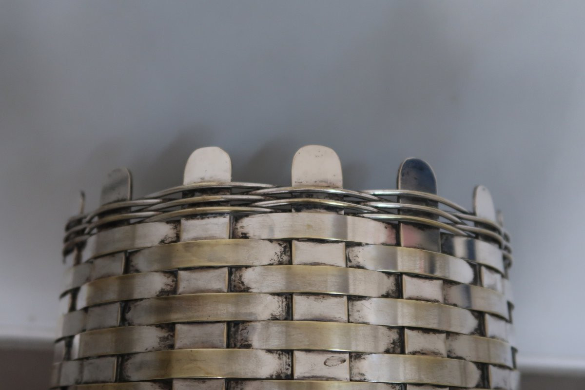XX Woven Metal Planter-photo-8