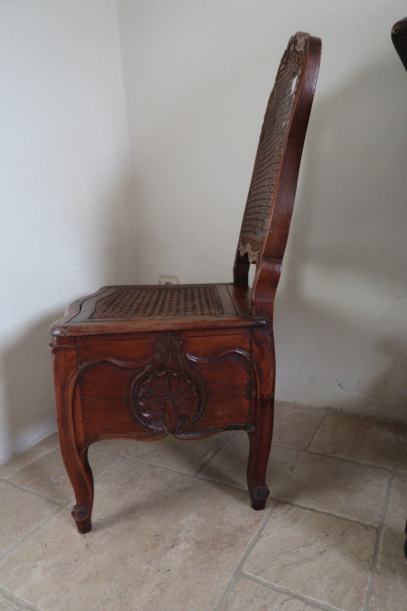 L XV Period Commode Chair-photo-4