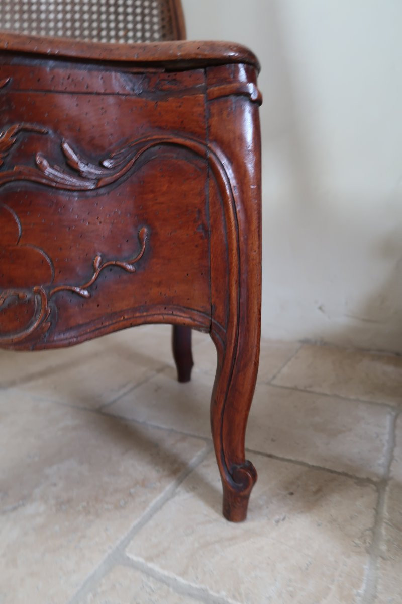 L XV Period Commode Chair-photo-7