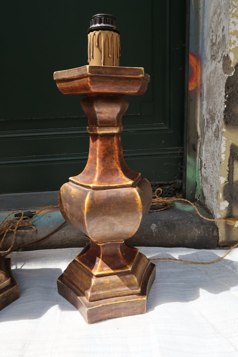 Paire de lampes  Années 1970-photo-2