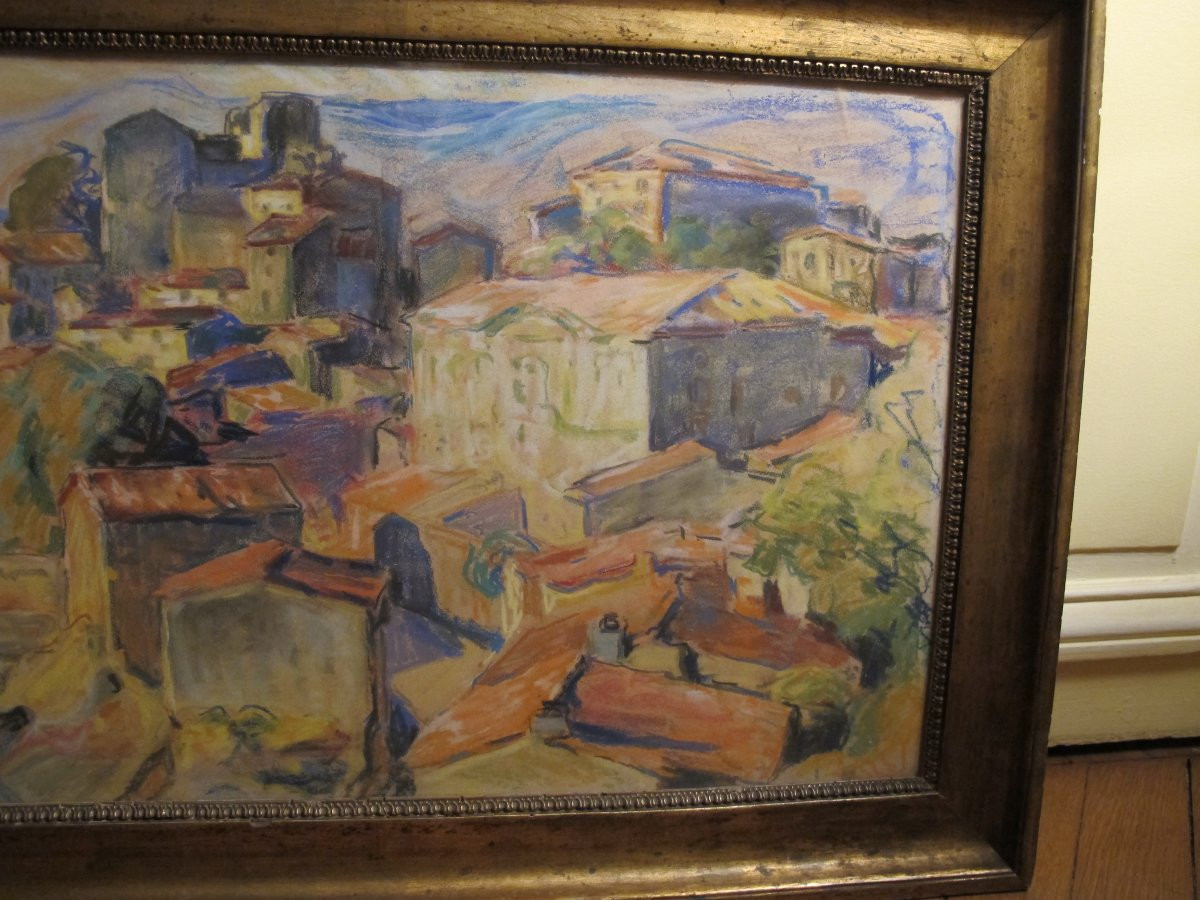 Paysage provençal  par Henri Brugnot-photo-2