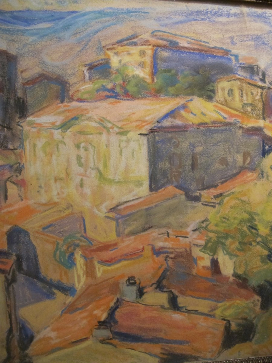 Paysage provençal  par Henri Brugnot-photo-4