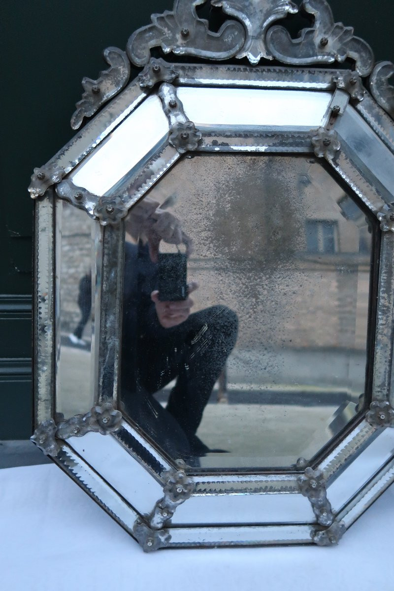 Miroir  de Venise  XIX-photo-4