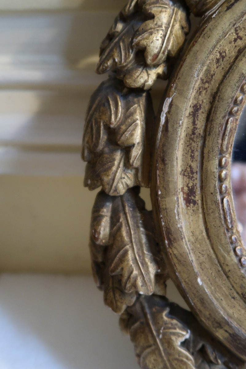 Cadre en bois doré  XVIII-photo-3