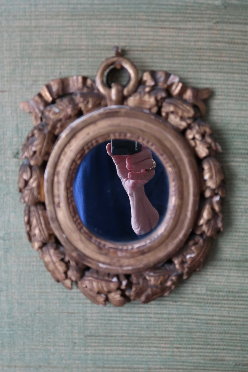 Cadre en bois doré  XVIII-photo-6