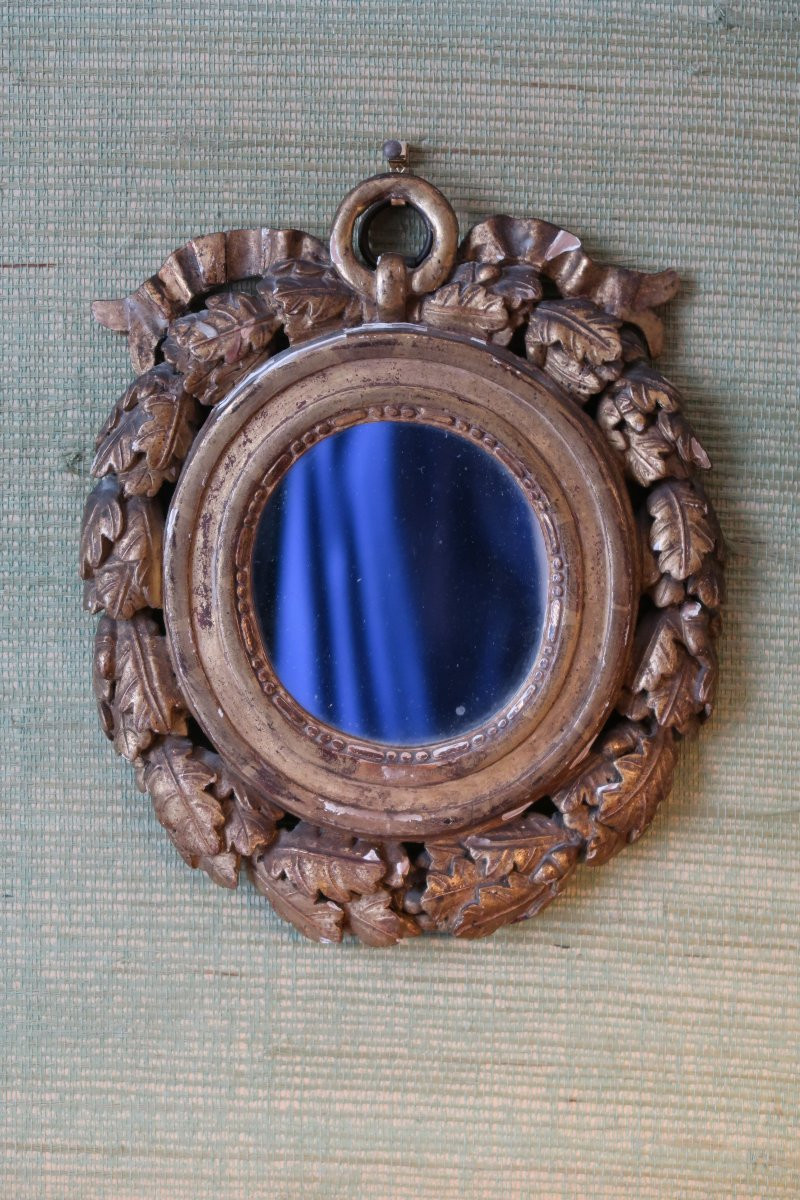 Cadre en bois doré  XVIII-photo-7