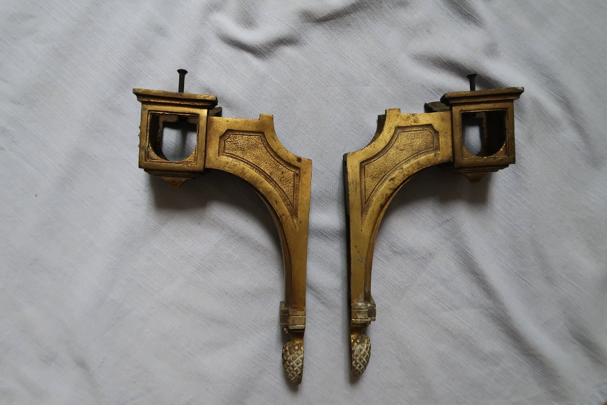 Paire d' Eléments  de barre de rideaux-photo-3