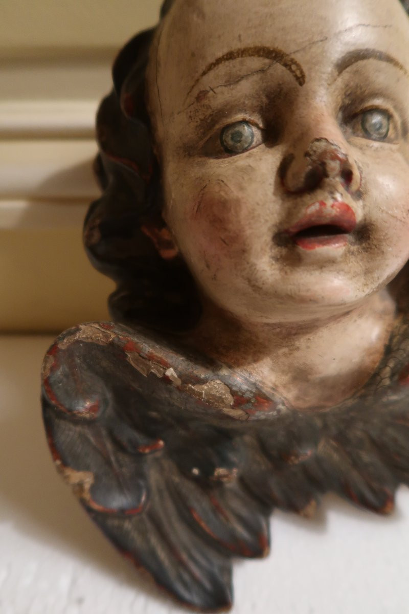 Angel Head 18th Century-photo-4