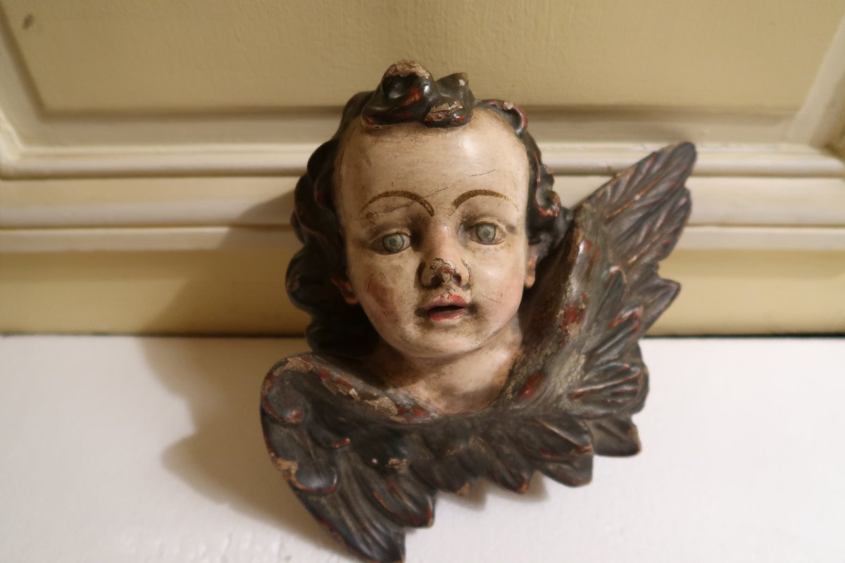 Angel Head 18th Century-photo-5