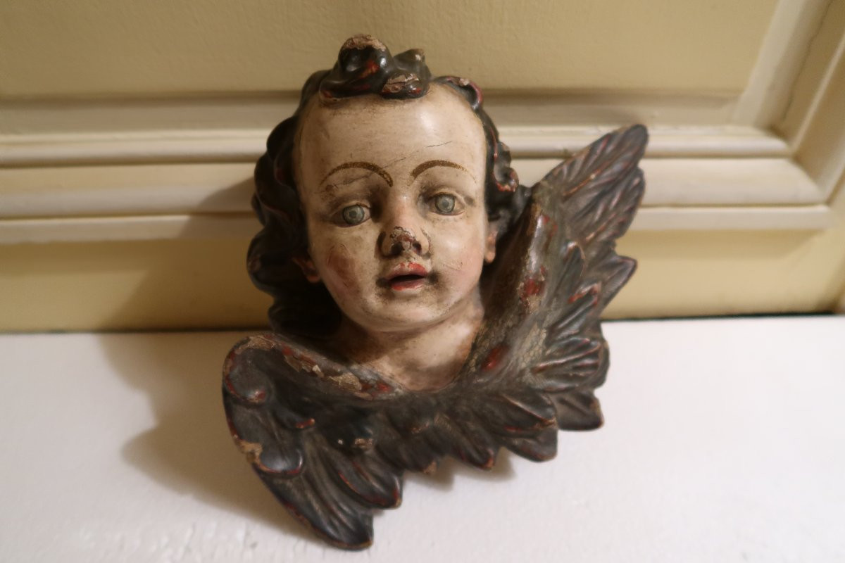 Angel Head 18th Century-photo-6
