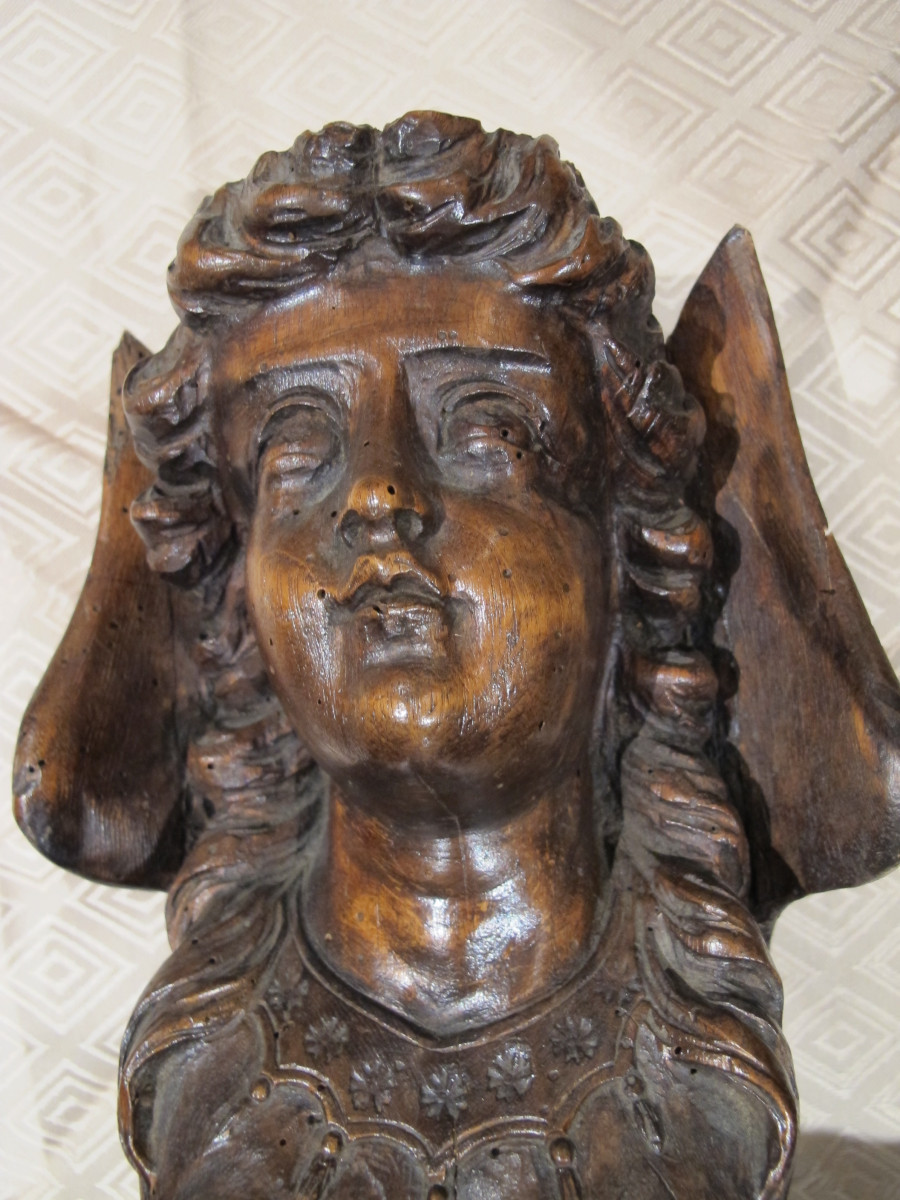 Walnut Caryatid 18th Century