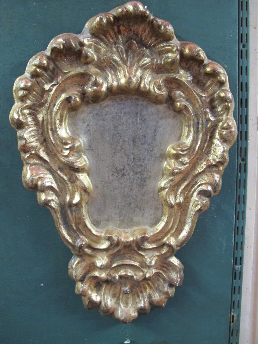 Paire de bois doré  Style  L XV -photo-3