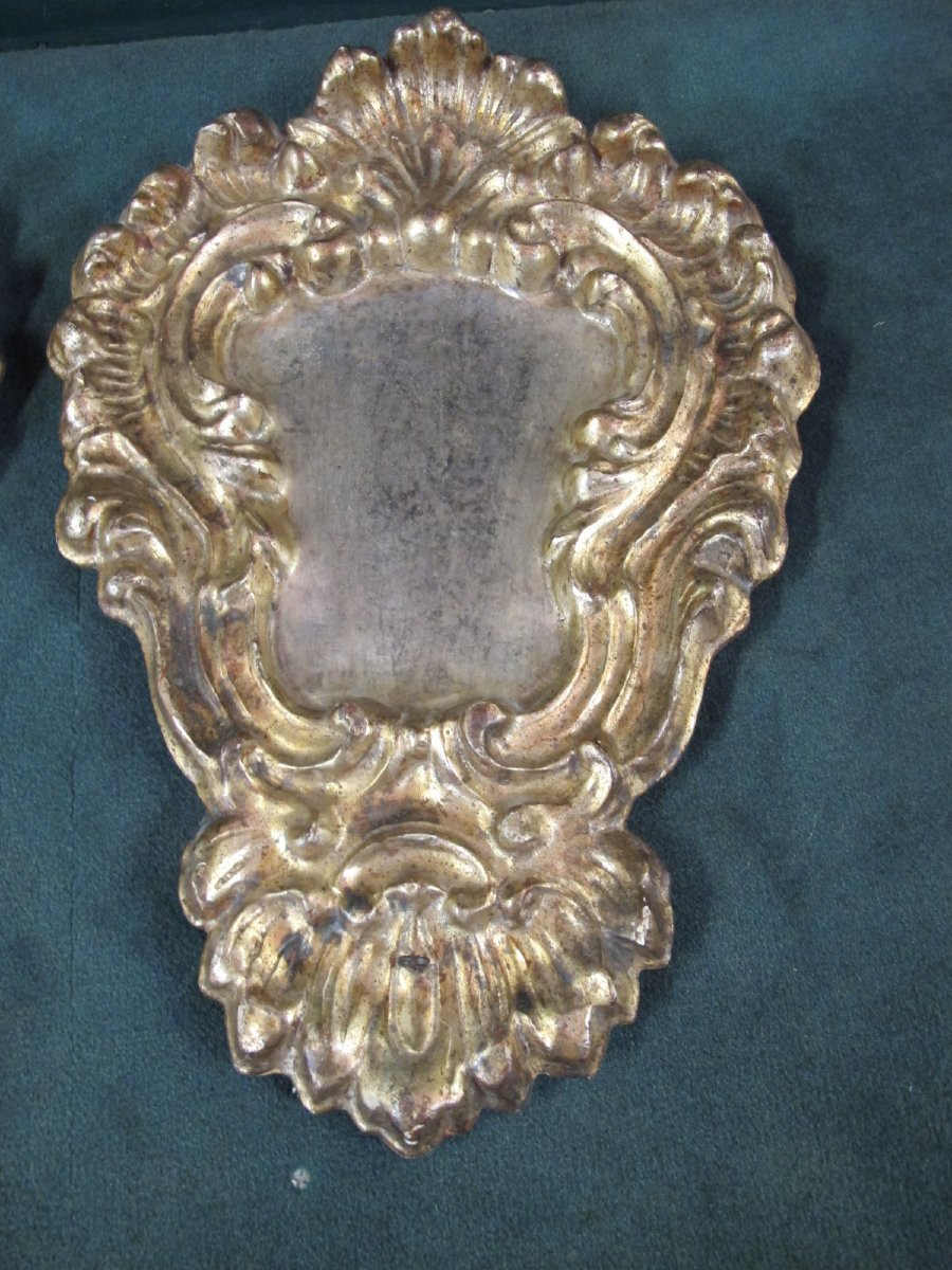 Paire de bois doré  Style  L XV -photo-6