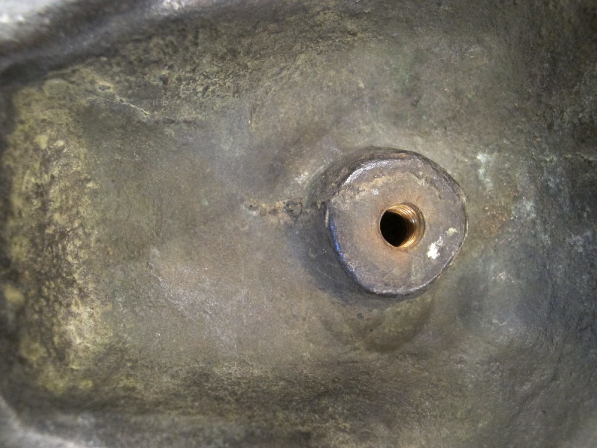 Mufle de lion en bronze  XIX -photo-1