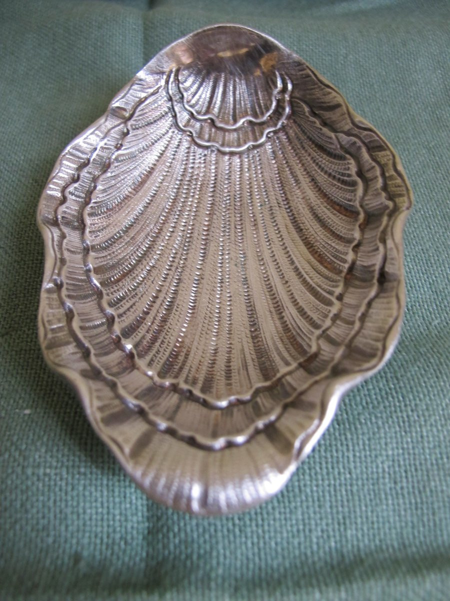 Set Of 6 Oyster-shaped Bowls-photo-1