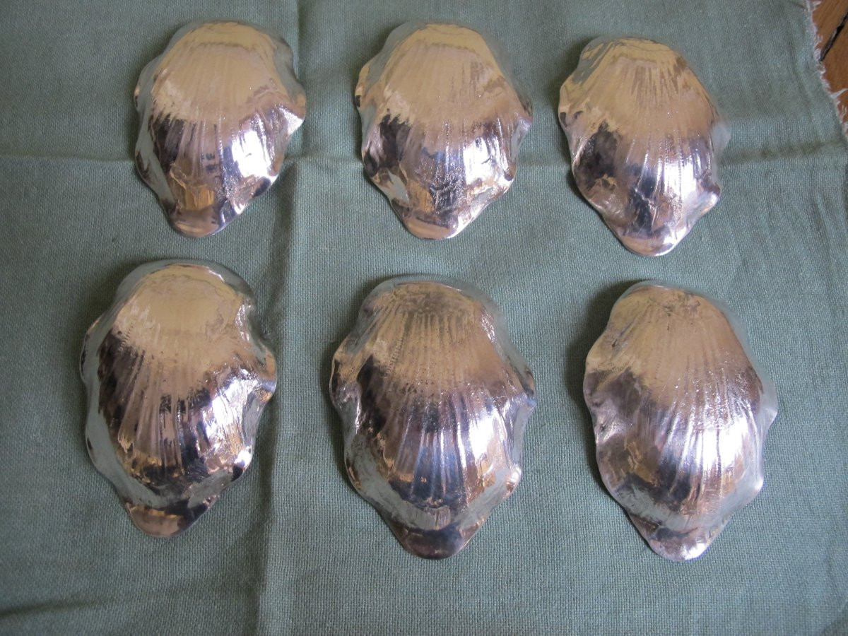 Set Of 6 Oyster-shaped Bowls-photo-6