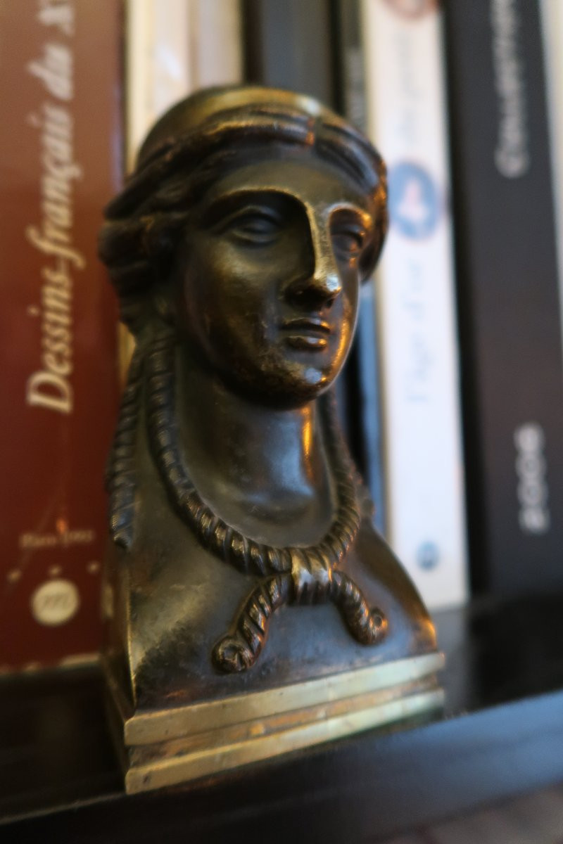 Pair Of Women's Heads, Early 19th Century-photo-1